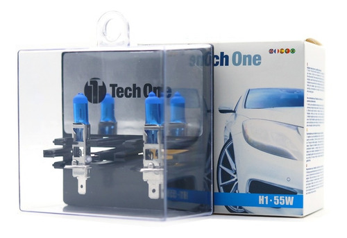 Imagem 5 de 8 de Lâmpadas Halogena H1 Super Brancas 8500k Tipo Xenon