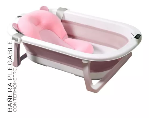 Bañera Tina De Baño Para Bebe Plegable Portatil Casa Y Viaje