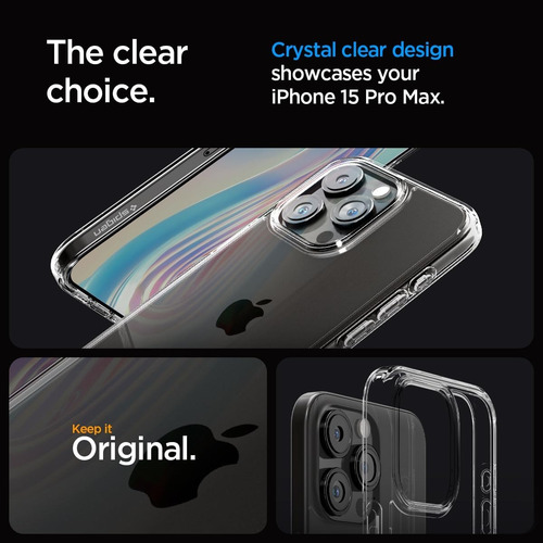 Case Spigen Ultra Hybrid iPhone 15 Pro Max (funda Antishock)