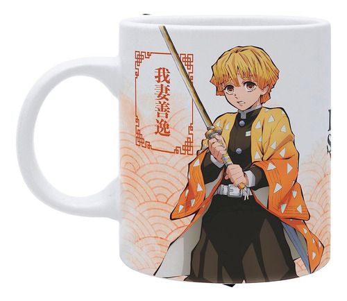 Abystyle Taza Demon Slayer-zenitsu/inosuke Mug 11 Oz Color Blanco Cilindro