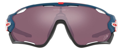 Anteojos Sol Oakley Jawbreaker Tdf Poseidon Prizm Road Black Color De La Varilla Matte Poseidon