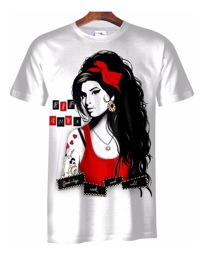 Remera Sublimada Amy Winehouse Ranwey Cs406