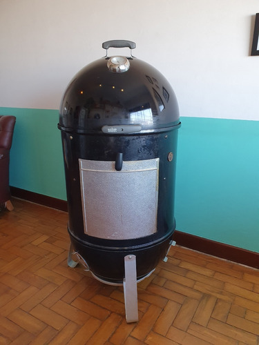 Defumador Grande Em Aço Esmaltado Smokey Mountain Weber