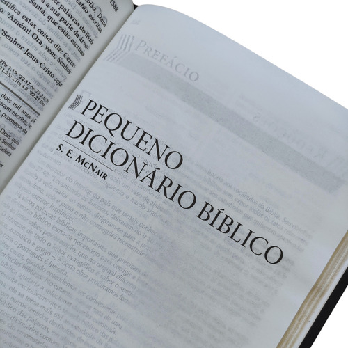 Biblia De Estudo Explicada Com Dicionario Capa Luxo Vinho Com Indice Lateral
