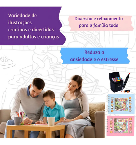 Set De Libros Para Colorear Con 48 Lápices De Marcado