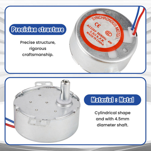 / Ac 220v-240v 4w 3rpm Ccw/cw 20mm De Espesor Ac .