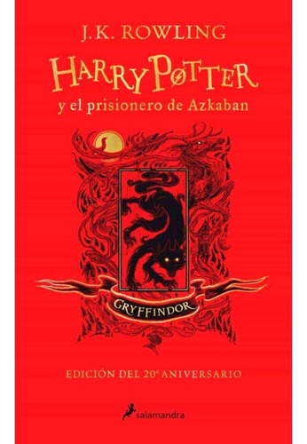 Harry Potter Y El Prisionero De Azkaban (t.d) (20 Aniv Gryf)