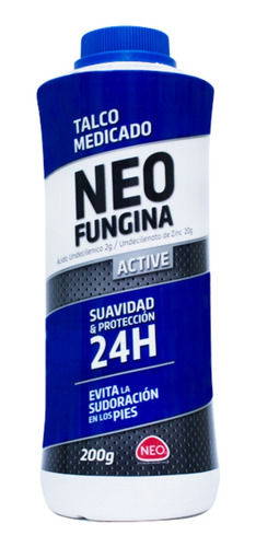 Talco Medicado Neofungina 40gr - g a $312