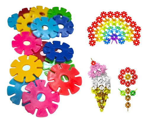 Discos Encastrables X 40 Juego Didactico Psicomotriz 40