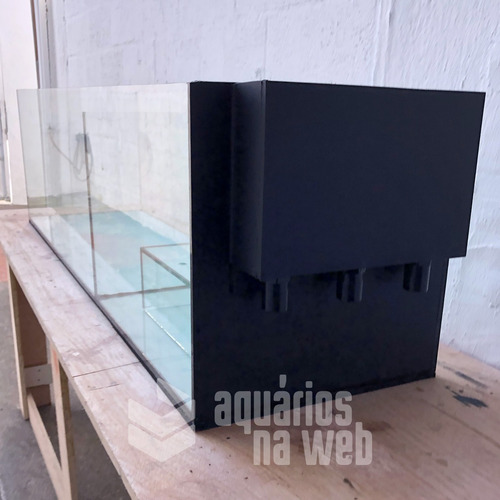Imagem 9 de 10 de Aquário 140x40x40 8mm Com Divisória Interna Bean Animal