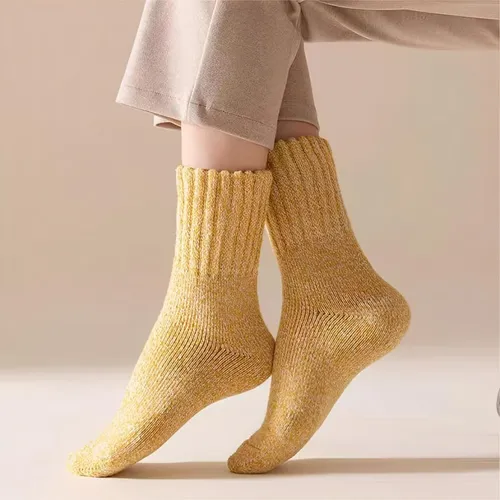 Calcetines Termicos Mujer, 5 Pares Calcetines De Lana,