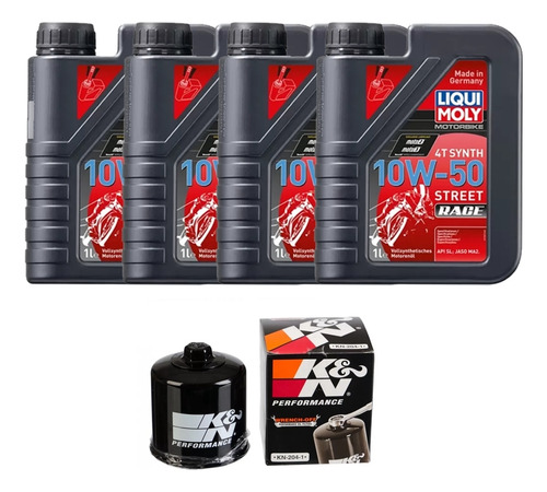 Kit Mantención Full Triumph Sprint Gt 1050 + Filtro K&n