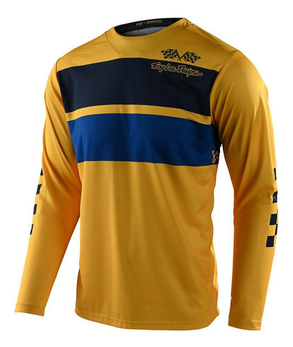 Jersey Gp Racing Stripe Amarillo