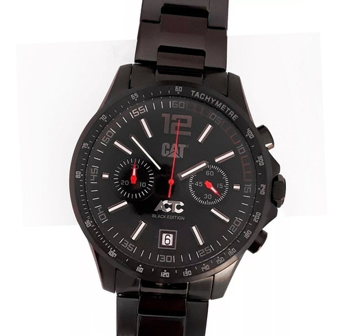 Reloj Caterpillar Actc Black Edition Especial Gtia 2 Años