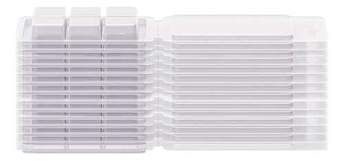 Paquete De 15 Moldes De Cera Derretida Transparentes