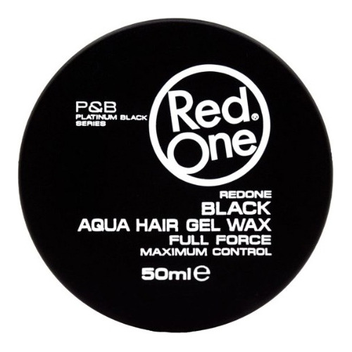 Cera Capilar Red One Aqua Hair Gel Wax Black 150ml