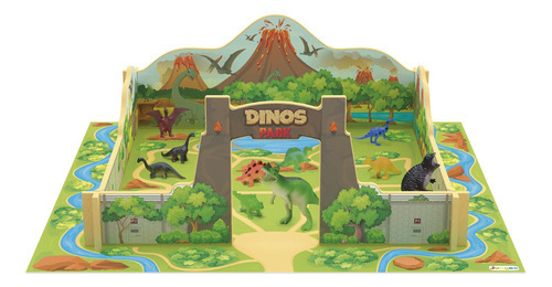 Playset - Dinos Park, Brinquedo Temático De Dinossauros