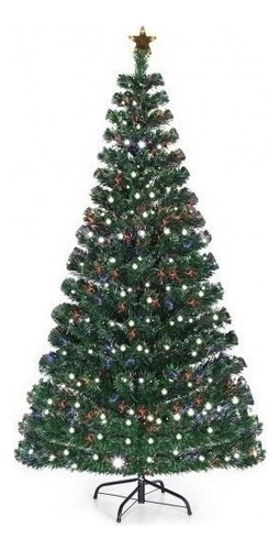 Árbol De Navidad Artificial De Fibra Óptica Led 7 Mod2