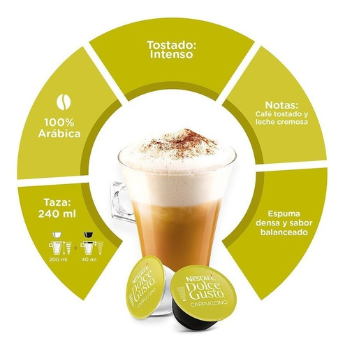 Dolce Gusto Cappuccino X 3 Unid.