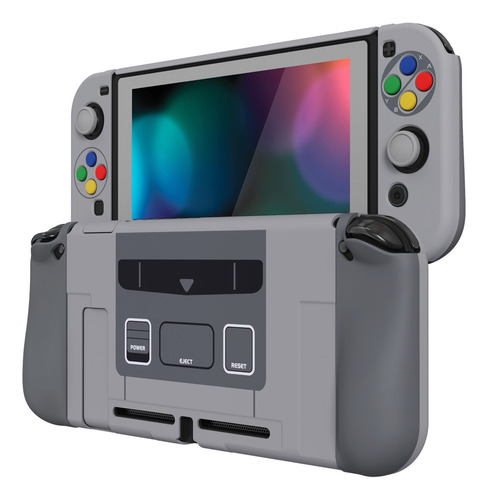 Playvital Carcasa Dura Para Nintendo Switch - Clásico Color Clásico Sfc Snes Eu