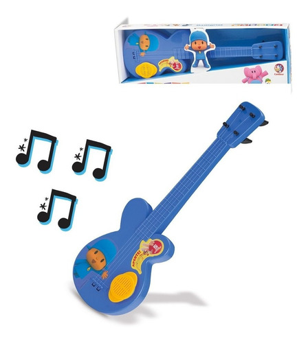 Guitarra De Brinquedo Pocoyo Com Som Premium Cardoso Toys