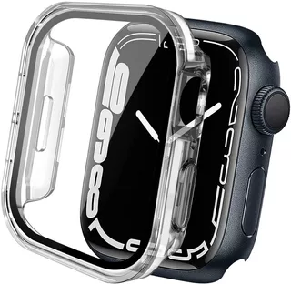 Case Funda Protector Con Mica Apple Watch Se 44mm 2022