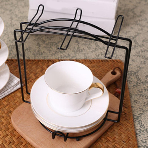 Estante De Exhibición Para Tazas De Café Y Platillos,