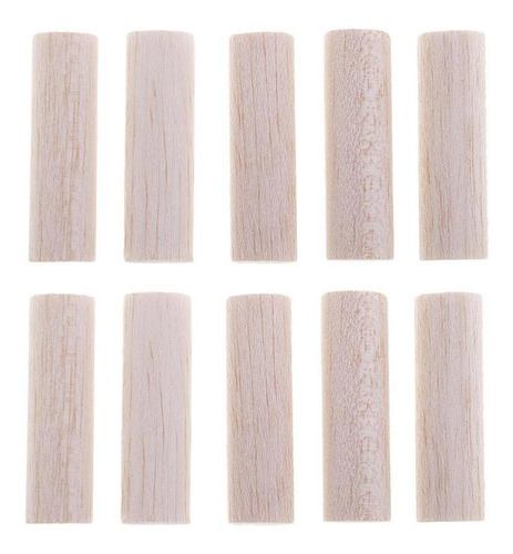 20 Piezas De De Balsa De 15 Mm Sin Terminar, Palos , Varilla