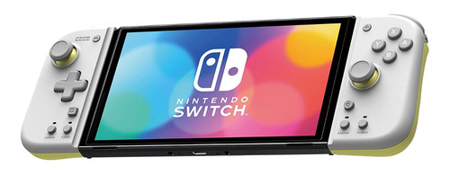 Split Pad Compacto Para Nintendo Switch Gris Claro Y Verde