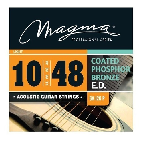 Encordado Guitarra Acustica Magma 010 Coated