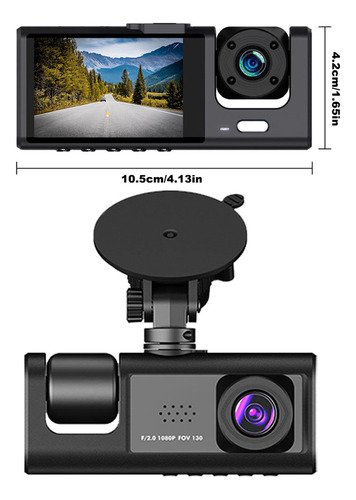 Aaf Grabadora De Coche Con Visión Nocturna Dash Cam