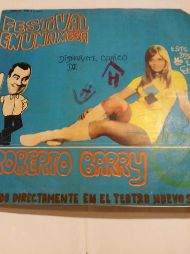 Roberto Barry, Fes/ En Una Mesa. . Lp. Uruguay