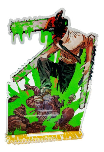 Stand Acrilico Chainsawman Anime Manga Pochita Denji Makima