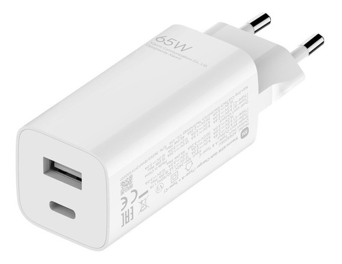 Cargador Rápido Xiaomi 65w Gan Charger (type-a + Type-c)