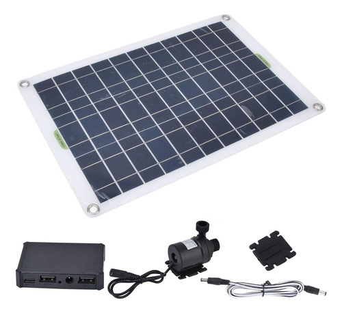 Kit Bomba De Agua Solar 50w Panel 800l/h 12v Bajo Ruido D