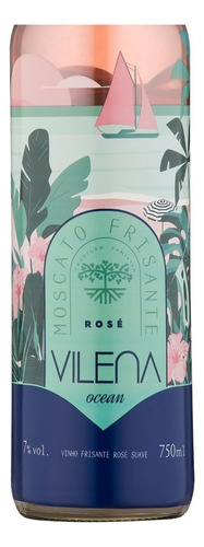 Vinho Frisante Rosé Ocean Vilena Serra Gaúcha 750ml