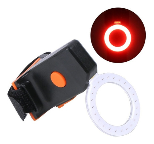 Luz De Bici Trasera Led Aro Recargable Impermeable