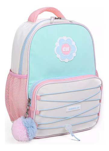  Mochila Espalda 12 Pulgadas Colorblock Girl Chimola Premium