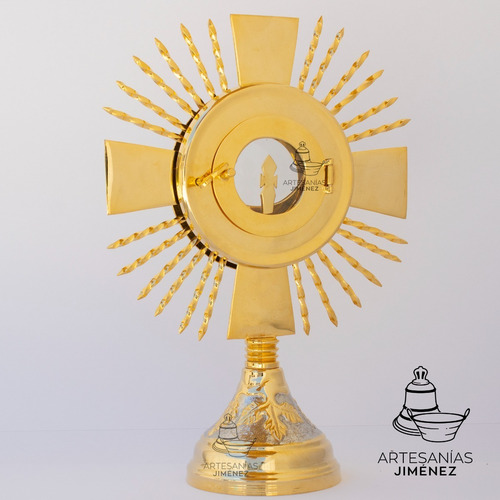 Imagen 3 de 9 de Custodia Liturgica Ostensorio 35 Cm