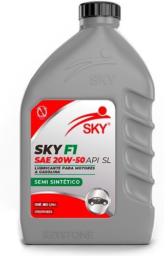 Aceite Sky Semi Sintetico 20w50 946ml