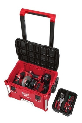 Imagen 4 de 10 de Packout Rolling Tool Box Milwaukee Carro C Ruedas 48-22-8426