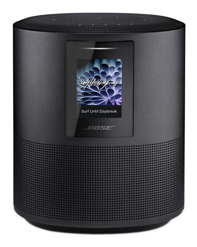 Parlante inteligente Bose Home Speaker 500 con asistente virtual Google Assistant, pantalla integrada triple black 100V/240V