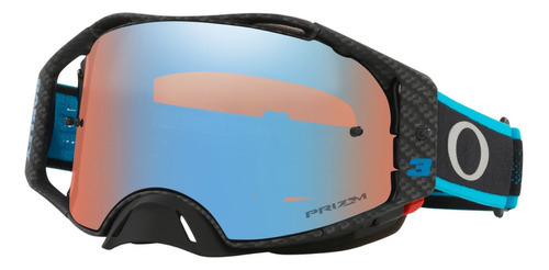 Antiparra Oakley Airbrake Moto Mx Eli Tomac Negro Celeste