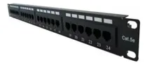 Comprar Patchera Patch Panel 24 Puertos Bocas Jack Cat 5e