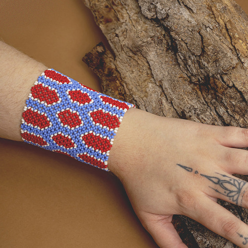 Pulseira De Miçanga Arte Indígena Do Xingu