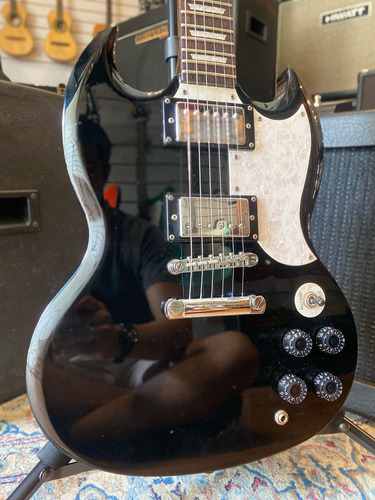 Guitarra EpiPhone Sg G400 Black C/ Pearl 2005 - Usada