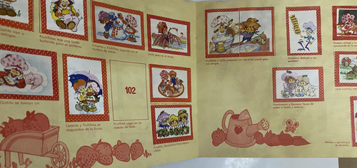 Frutillitas Sin Tapa Álbum Figuritas, B3ca1 (Usado)
