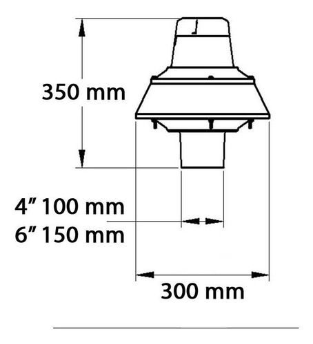 Extractor/forzador Ecoclima 701 Abierto 4 / 100mm 430m3/h