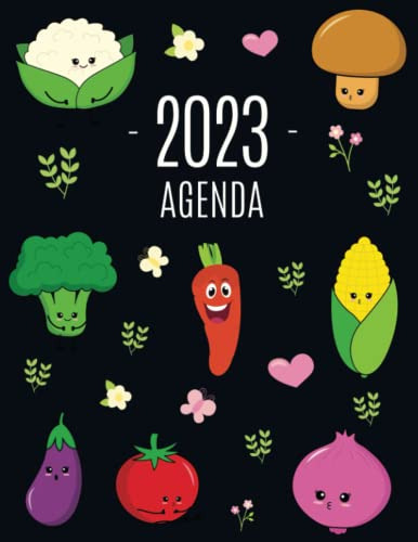 Verduras Agenda 2023: Planificador Semanal | 52 Semanas Ener