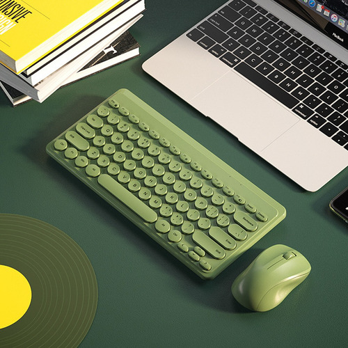 1 Juego De Teclado Inalámbrico Para Computadora De Escritori